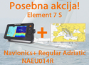 Raymarine Element 7 S - 7" Chart Plotter Wi-Fi & GPS, brez sonde in Navionics+ Regular Adriatic NAEU014R /assets/0002/1255/Element_7_S___Navionics__Regular_Adriatic_NAEU014R_thumb.jpg