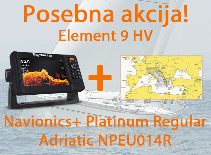 Element 9 hv   navionics  platinum regular adriatic npeu014r
