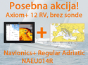 Raymarine Axiom+ 12 RV, 12" Multifunction Display z RealVision 3D, 600W Sonar, brez sonde z Navionics+ Regular Adriatic NAEU014R