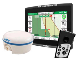 AvMap G7 Plus Farmnavigator + zunanji sprejemnik Turtle RTK (+-2cm)