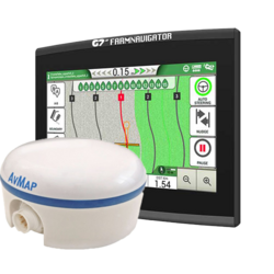 AvMap G7 Ezy Farmnavigator + zunanji sprejemnik Turtle PRO2 (10-15 cm)