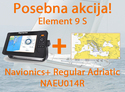 Raymarine Element 9 S - 9" Chart Plotter Wi-Fi & GPS, brez sonde in Navionics+ Regular Adriatic NAEU014R /assets/0002/1273/Element_9_S___Navionics__Regular_Adriatic_NAEU014R_thumb.jpg