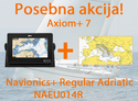 Raymarine Axiom+ 7, 7" Multifunction Display z Navionics+ Regular Adriatic NAEU014R